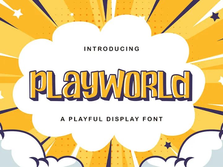Playworld - Playful Display Font