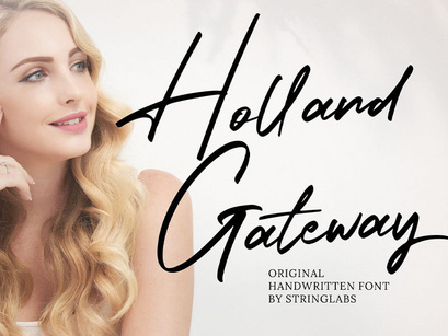 Holland Gateway - Handwritten Script Font