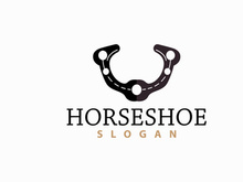 Horseshoe Logo, Horse Vector Vintage Elegant Old Retro Texsas Design
