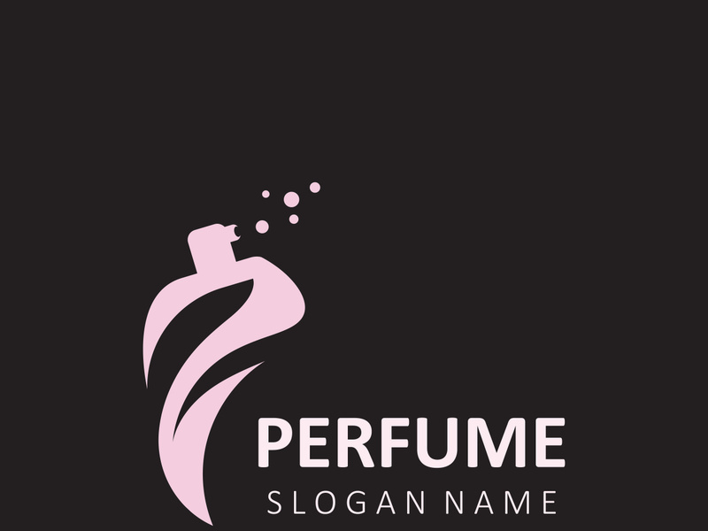 Luxury Perfume logo image cosmetic fragrance shop and business vector design