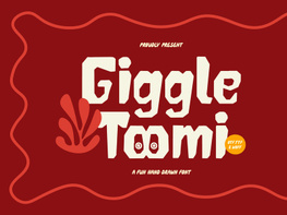 Giggle Toomi | Fun Hand Drawn Font preview picture