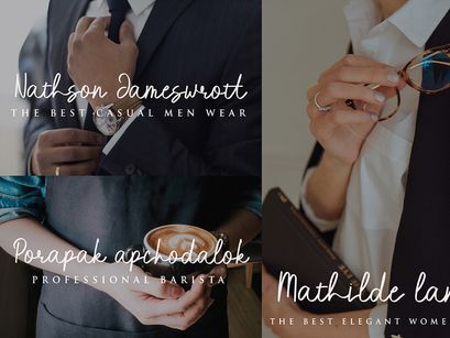 Almareesha - Stylist Signature Handwritting Font