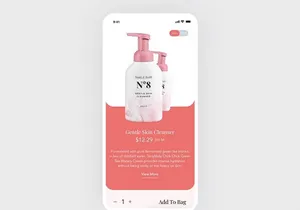 Product Page UI UX Interaction - Adobe XD
