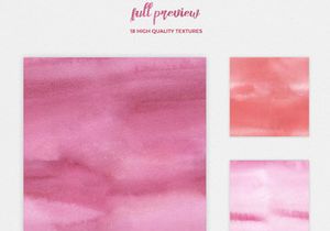 Watercolor Seamless Textures - Red Pack