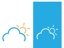 Creative and unique sun logo design.