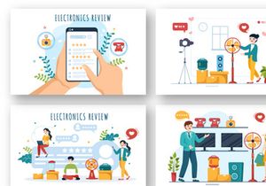 15 Electronics Review Illustration