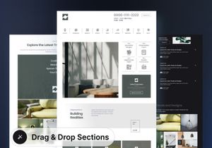 WhiteSpace - Interior Design Landing Page UI Kit