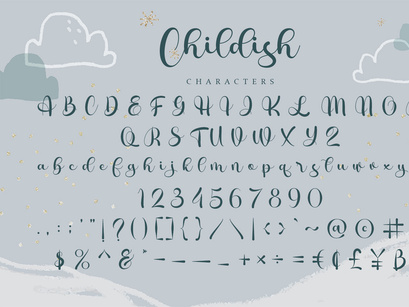 Childish - Playful Script Font
