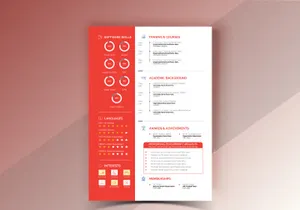 Professional Vibrant Creative Resume Design