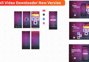 All Video Downloader Dashboard UI Kit