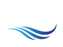 Water wave icon vector template logo