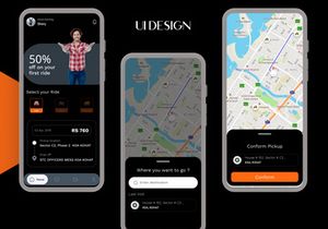 uber mobile ui