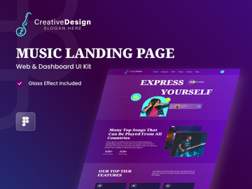 Music Landing Page preview picture