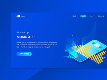 50 Vectors Mobile App Isometric