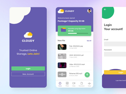 Cloudy - Storage Online Mobile App