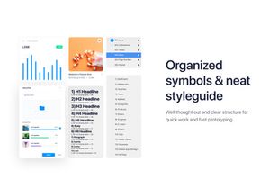 Delites - Grocery Dashboard UI Kit for Adobe XD