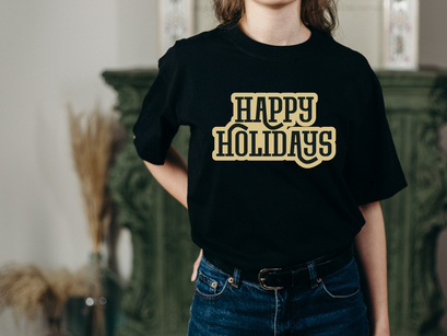 Mountain Christmas - Modern Slab Serif