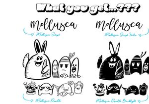 Mollusca Font Trio | Doodle Font