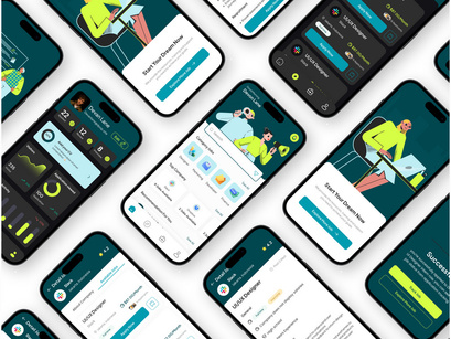 FinJob - Job Finder Mobile App UI UX