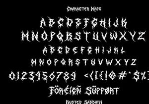 Rusted Sabbath | Black Metal Font