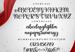 Angelisa modern calligraphy