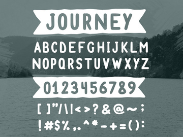 Journey - free font preview picture