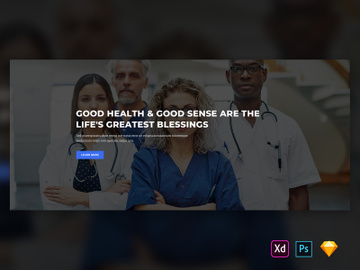 Hero Header for Medical Websites-05 preview picture