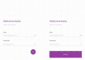 Sign in screens concept with 2 options