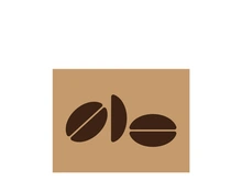 coffee bean icon vector illustration template