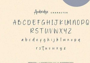 Ambridge - Handwritten Font
