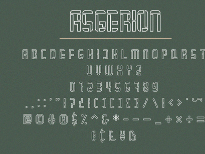 Asgerion - Display Font Trio