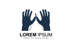 Hand Logo, Teamwork Vector Design