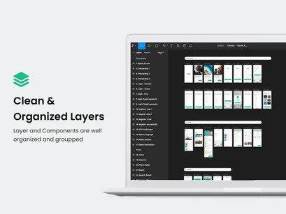 Travel App UI Kit Design