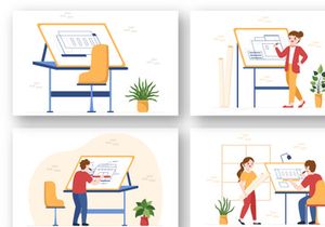 10 Drafting Working Illustration