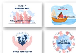 10 World Refugee Day Illustration