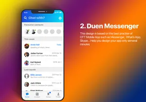 Duen UI KIT - The fantastic UI KIT for most Social Network mobile applications