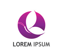 Beautiful and colorful butterfly creative logo design.