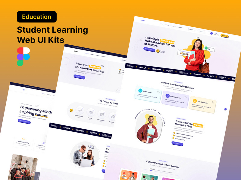 Educational Website UI/UX Design
