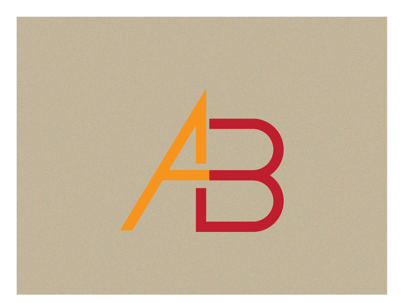 Crafting an Elegant A B Logo in Adobe Illustrator