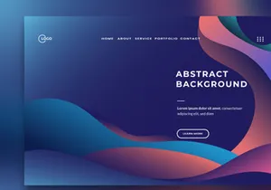 Abstract Background Blue and Orange