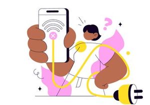 4 Connection Lost Vector Illustration