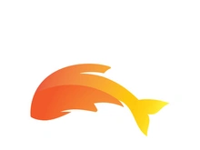 Fish logo template icon vector design