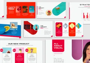 Visual - PowerPoint Template