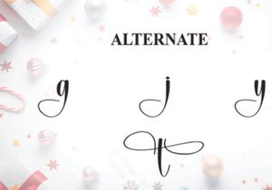 Christmas Birthday Font