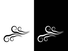 Wind icon vector illustration design template