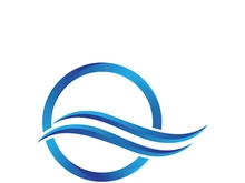 Water wave icon vector illustration design logo