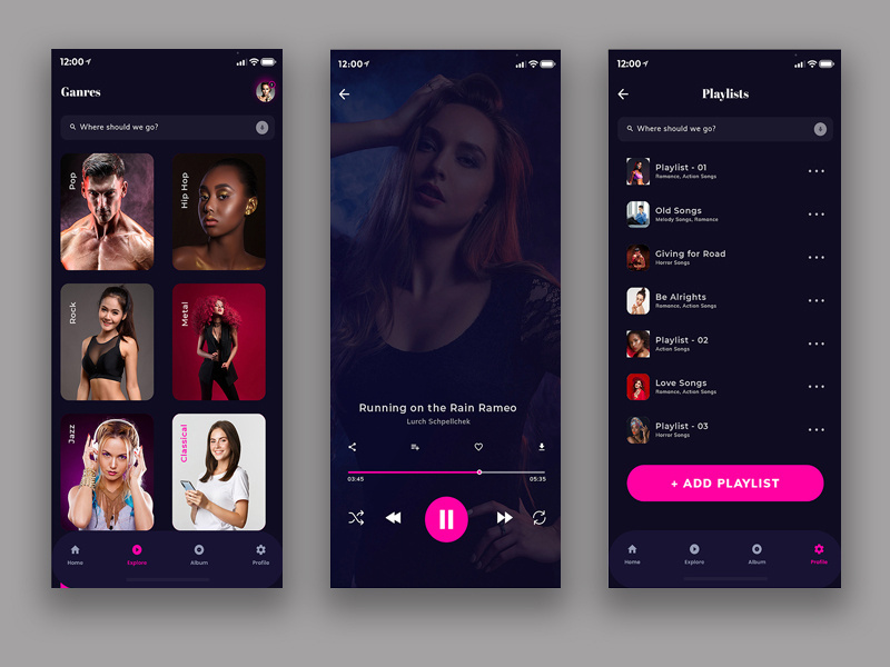 Music Artist App UI Kit