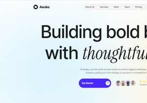 Awake Bootstrap Website Template