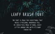 Beautify your text with leafy free brush font | EpicPxls