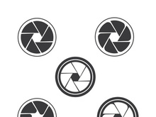 Camera vector icon illustration design template